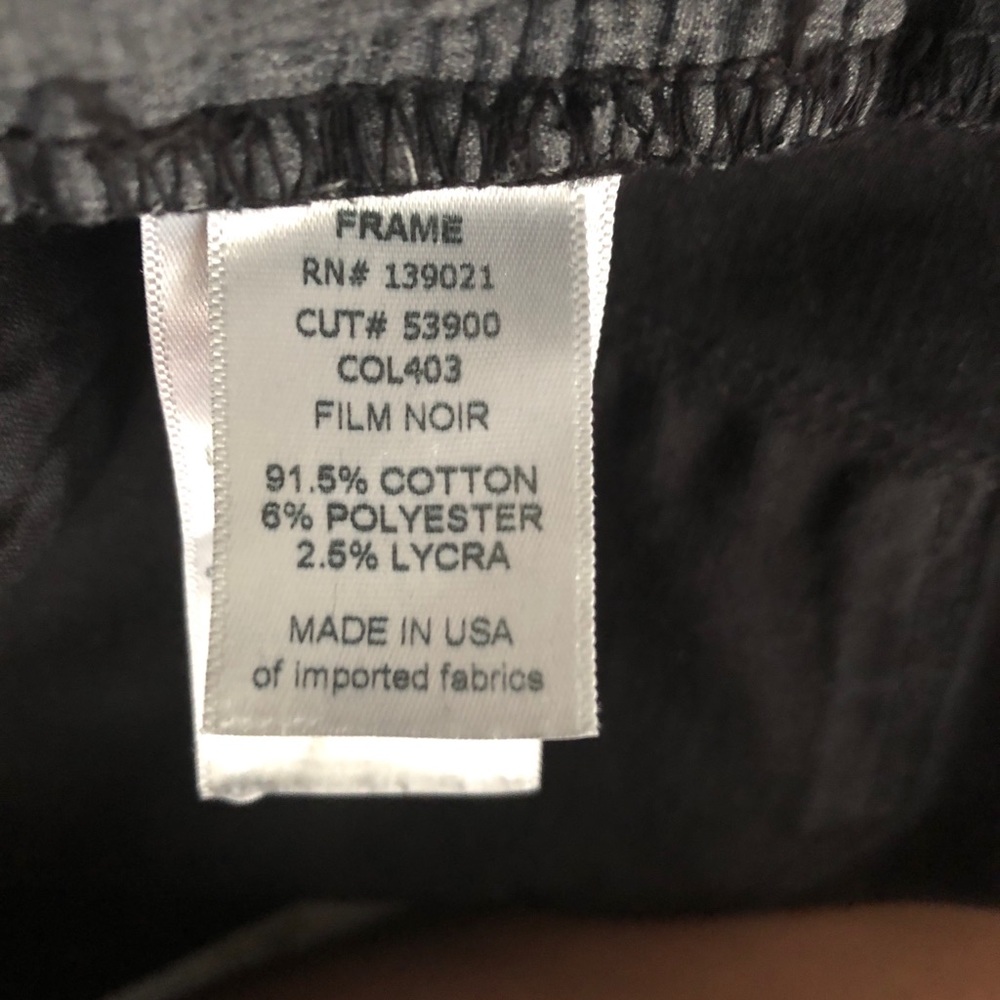 Frame black denim. - Picture 4 of 7